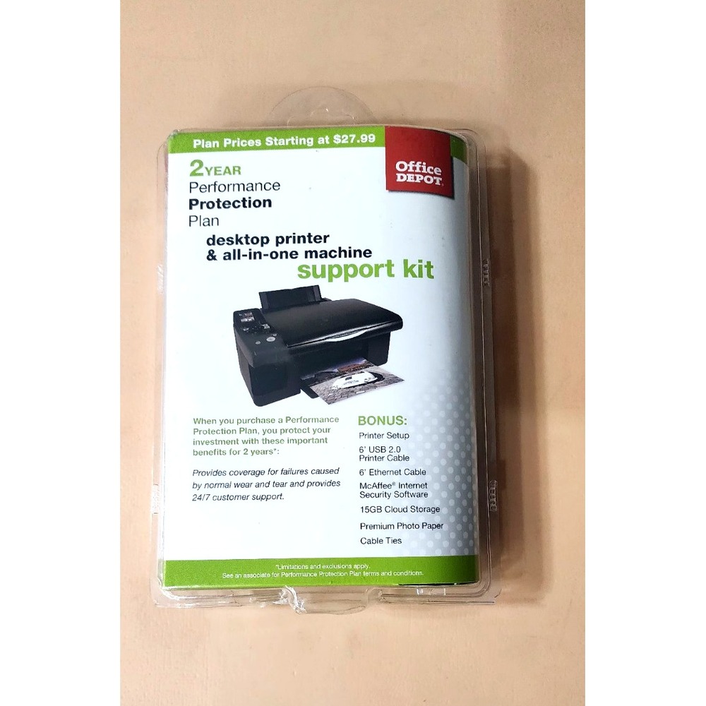 Office Depot Desktop Printer‎ Support Kit - 2-year protection plan
